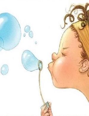 Мыльные пузыри - обложка стиха Маршака