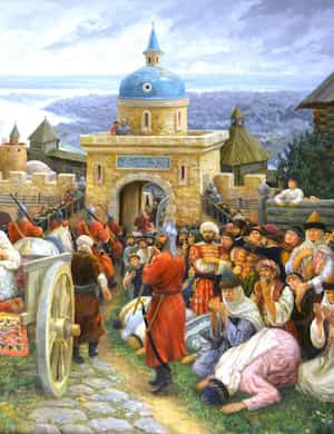 Там татары шли - иллюстрация к песне